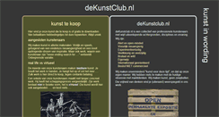 Desktop Screenshot of dekunstclub.nl